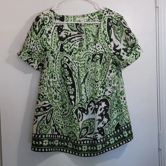 Banana Republic Women's Silk Top Size Large - Picture 1 of 8